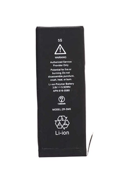 Apple iPhone 5s Uyumlu Zore Orjinal Max Batarya