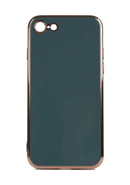 Apple iPhone 7 Uyumlu Kılıf Zore Bark Kapak, Petrol Yeşil