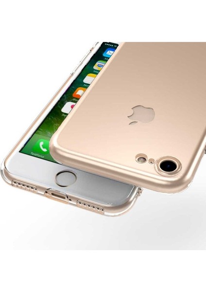 Apple iPhone 7 Uyumlu Kılıf Zore Kamera Korumalı Süper Silikon Kapak