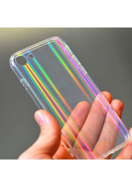 Apple iPhone 7 Uyumlu Kılıf Zore Rainbow Kapak