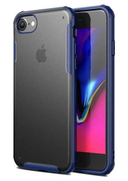 Apple iPhone 7 Uyumlu Kılıf Zore Volks Kapak, Lacivert