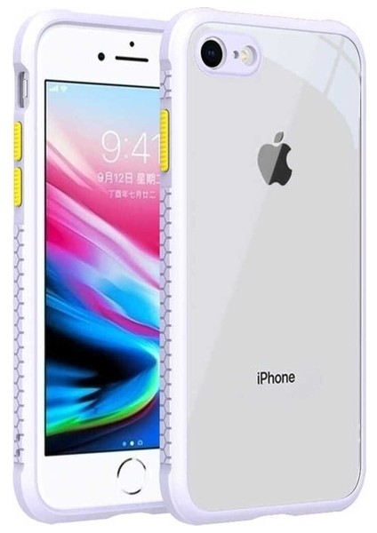 Apple iPhone 7 Uyumlu Kılıf Zore Kaff Kapak, Mor