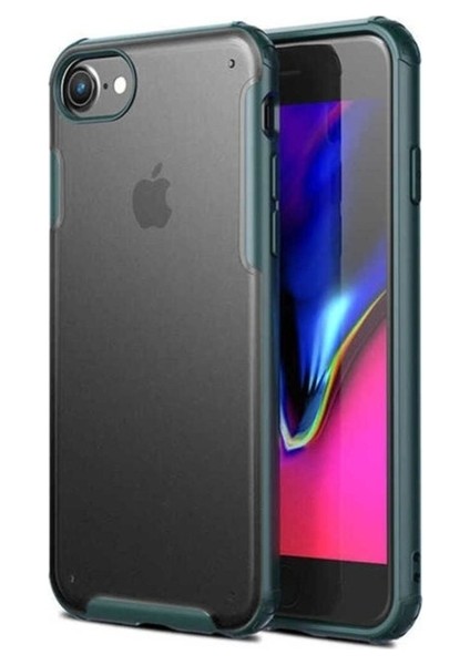 Apple iPhone 7 Uyumlu Kılıf Zore Volks Kapak, Koyu Yeşil