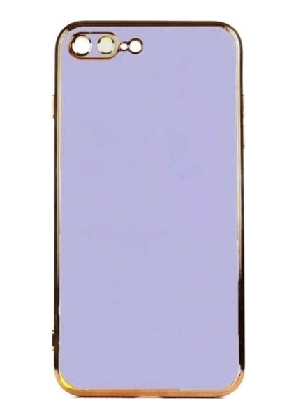 Apple iPhone 8 Plus Uyumlu Kılıf Zore Bark Kapak, Mor