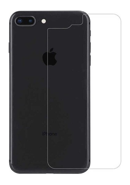 Apple iPhone 8 Plus Uyumlu Zore Back Maxi Glass Temperli Cam Arka Koruyucu