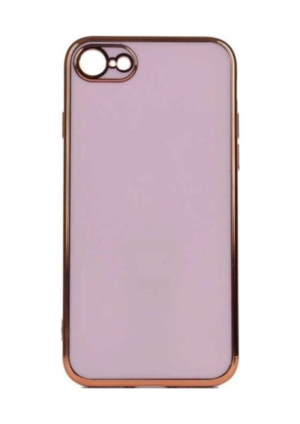 Apple iPhone 8 Uyumlu Kılıf Zore Bark Kapak, Lila