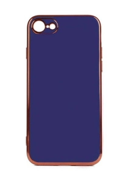 Apple iPhone 8 Uyumlu Kılıf Zore Bark Kapak, Lacivert