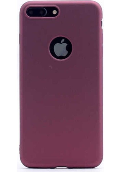 Apple iPhone 8 Uyumlu Kılıf Zore Premier Silikon Kapak, Mürdüm