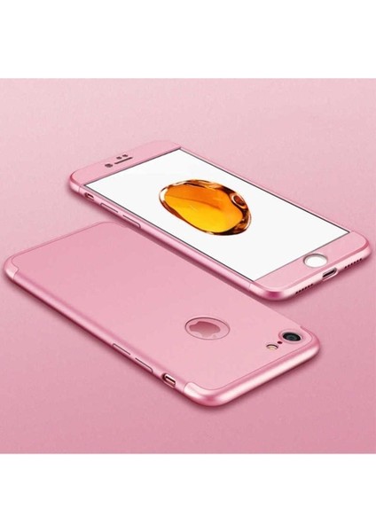 Apple iPhone 8 Uyumlu Kılıf Zore Ays Kapak, Rose Gold