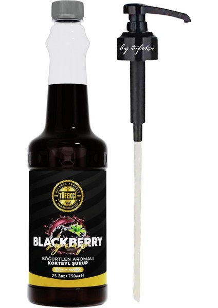 Aromalı Kahve, Pasta ve Kokteyl Şurup 750ML ve Şurup Pompası Avantajlı Set