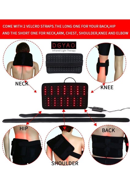 Kırmızı ve Kızılötesi Işık Terapi Kemeri - Sırt Omuz Kas Agrısı fiyatları