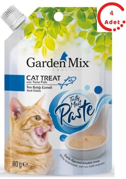 Ton Balıklı Ezmeli Kedi Ödülü 80 gr x 4 Adet