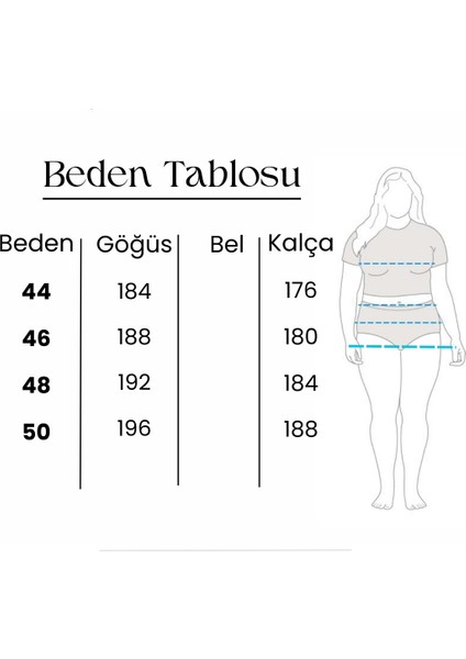 Siyah Yakası Kürklü Büyük Beden Panço 50 Beden