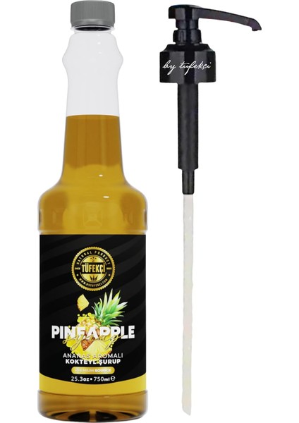 Aromalı Kahve, Pasta ve Kokteyl Şurup 750ML ve Şurup Pompası Avantajlı Set