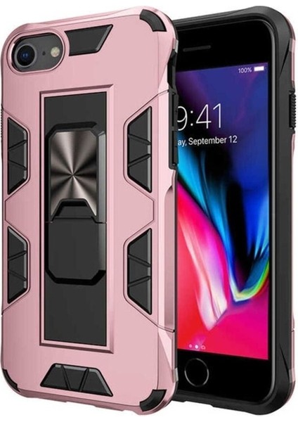 Apple iPhone 7 Uyumlu Kılıf Zore Volve Kapak, Rose Gold