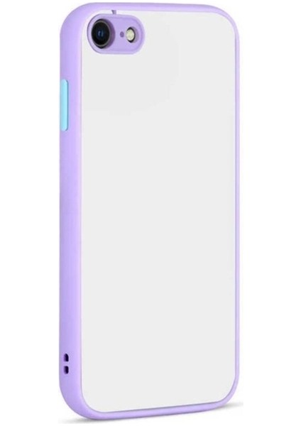 Apple iPhone Se 2020 Uyumlu Kılıf Zore Hux Kapak, Lila