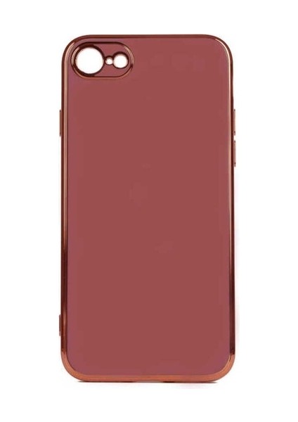 Apple iPhone Se 2022 Uyumlu Kılıf Zore Bark Kapak, Kahverengi