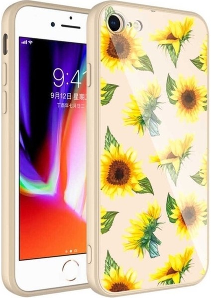 Apple iPhone Se 2022 Uyumlu Kılıf Kamera Korumalı Desenli Sert Silikon Zore Epoksi Kapak, No2