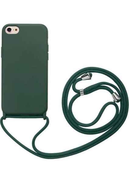 Apple iPhone Se 2022 Uyumlu Kılıf Zore Ropi Kapak, Koyu Yeşil