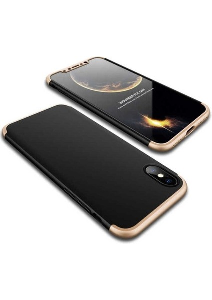 Apple iPhone x Uyumlu Kılıf Zore Ays Kapak, Rose Gold