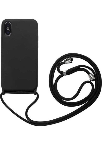 Apple iPhone x Uyumlu Kılıf Zore Ropi Kapak, Siyah