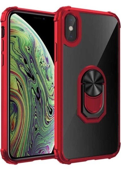 Apple iPhone x Uyumlu Kılıf Zore Mola Kapak, Kırmızı