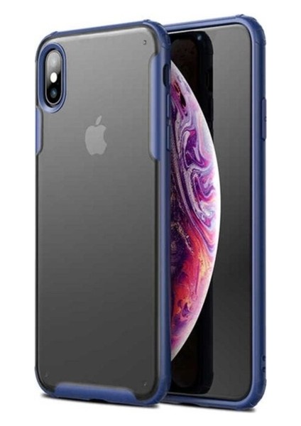 Apple iPhone x Uyumlu Kılıf Zore Volks Kapak, Lacivert
