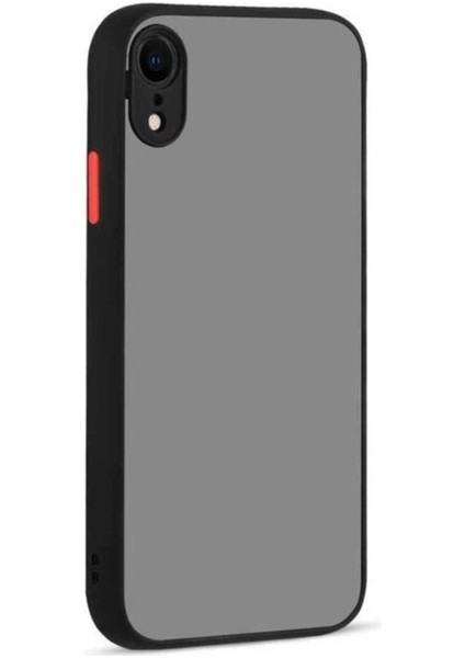 Apple iPhone Xr Uyumlu Kılıf Zore Hux Kapak, Siyah
