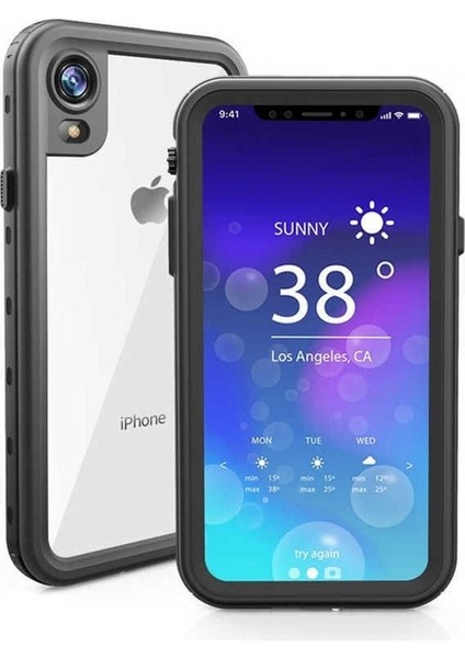 Apple iPhone Xr Uyumlu Kılıf Zore 1-1 Su Geçirmez Kılıf