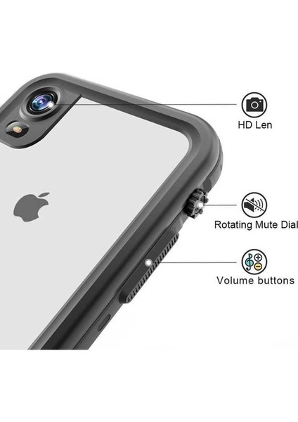 Apple iPhone Xr Uyumlu Kılıf Zore 1-1 Su Geçirmez Kılıf
