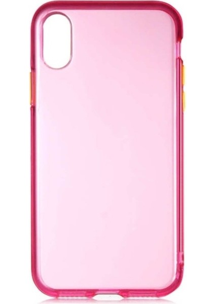 Apple iPhone Xs Max Uyumlu Kılıf Zore Bistro Kapak, Pembe