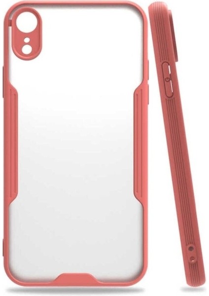 Apple iPhone Xr Uyumlu Kılıf Zore Parfe Kapak, Pembe