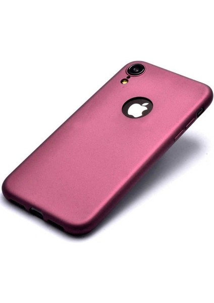 Apple iPhone Xr Uyumlu Kılıf Zore Premier Silikon Kapak, Mürdüm