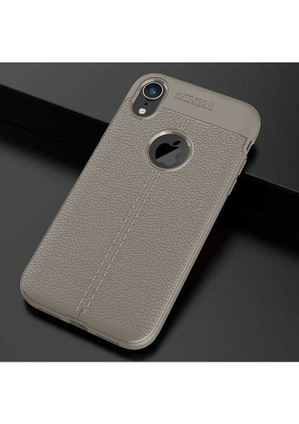 Apple iPhone Xr Uyumlu Kılıf Zore Niss Silikon Kapak, Gri