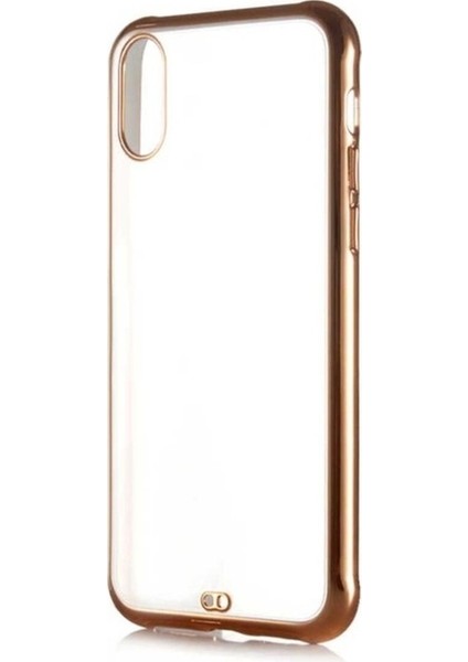 Apple iPhone Xr Uyumlu Kılıf Zore Voit Kapak, Gold