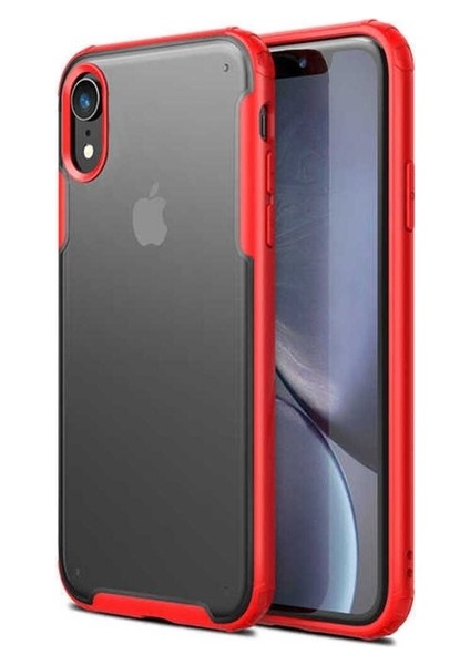 Apple iPhone Xr Uyumlu Kılıf Zore Volks Kapak, Kırmızı