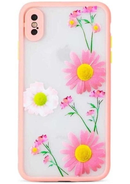 Apple iPhone Xs Max Uyumlu Kılıf Zore Fily Kapak, Pembe