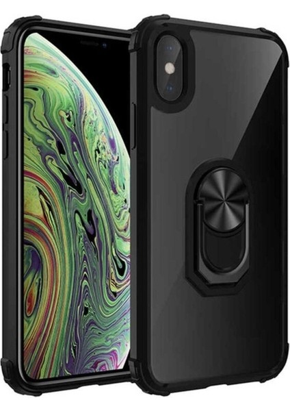 Apple iPhone Xs Max Uyumlu Kılıf Zore Mola Kapak, Siyah