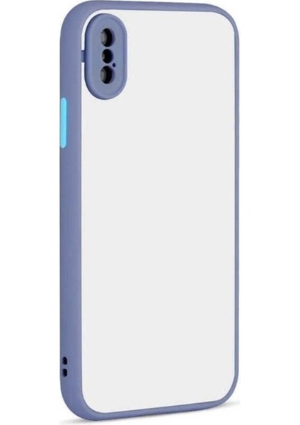 Apple iPhone Xs Max Uyumlu Kılıf Zore Hux Kapak, Mor
