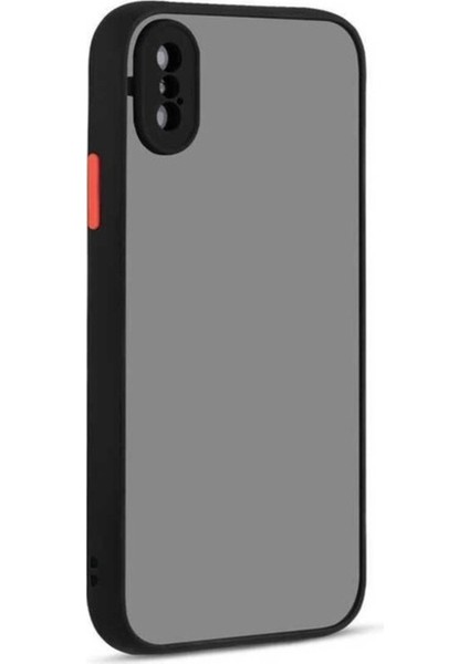Apple iPhone Xs Max Uyumlu Kılıf Zore Hux Kapak, Siyah