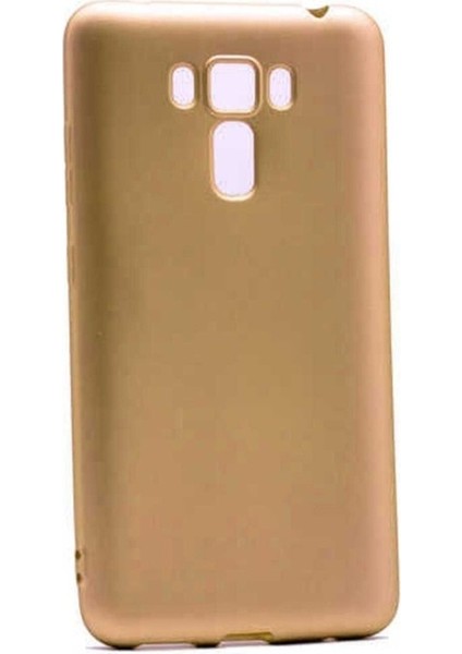 Asus Zenfone 3 Laser ZC551KL Uyumlu Kılıf Zore Premier Silikon Kapak, Gold