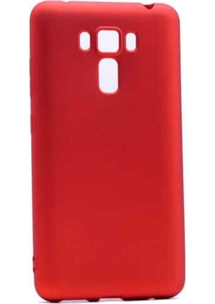 Asus Zenfone 3 Laser ZC551KL Uyumlu Kılıf Zore Premier Silikon Kapak, Kırmızı
