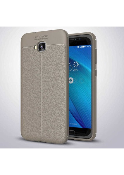 Asus Zenfone 4 Selfie ZD553KL Uyumlu Kılıf Zore Silikon Niss Kapak, Gri
