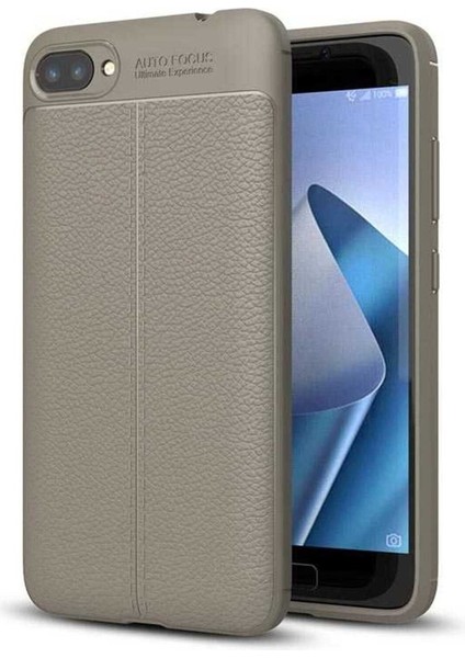 Asus Zenfone 4 Max ZC554KL Uyumlu Kılıf Zore Niss Silikon Kapak, Gri