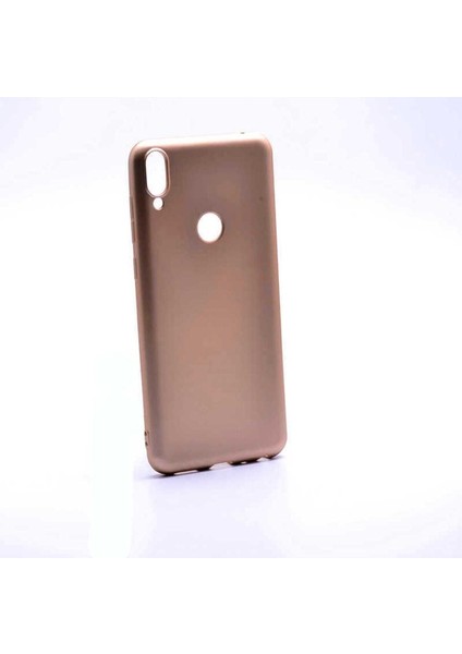 Asus Zenfone Max Pro ZB602KL Uyumlu Kılıf Zore Premier Silikon Kapak, Gold