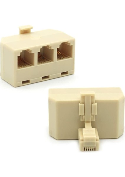 RJ11 Çoğaltıcı 3 Port Telefon Hat Çağaltıcı RJ11 Splitter modelleri