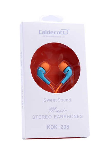 Caldecott KDK-208 Mp3 Stereo Kulaklık, Mavi