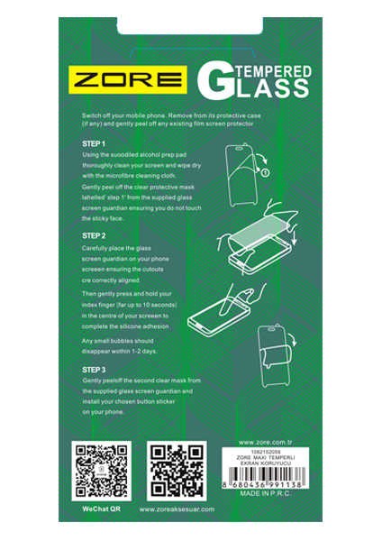 Casper Via A3 Plus Uyumlu Zore Maxi Glass Temperli Cam Ekran Koruyucu fiyatları