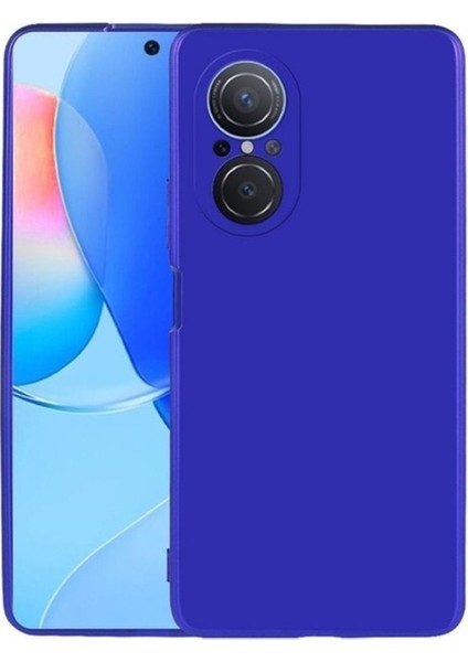 Huawei Nova 9 Se Uyumlu Kılıf Zore Premier Silikon Kapak, Saks Mavi