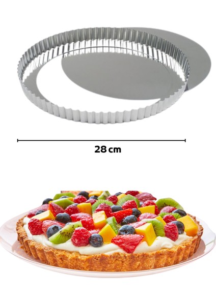 Pastry Planet Alüminyum Tart Kalıbı (Efes Tart Kalıbı)